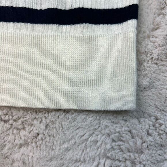 Talbots Striped Sweater Womens Plus Size 1X Crew Neck Cotton Blend Pink Blue - Picture 9 of 12